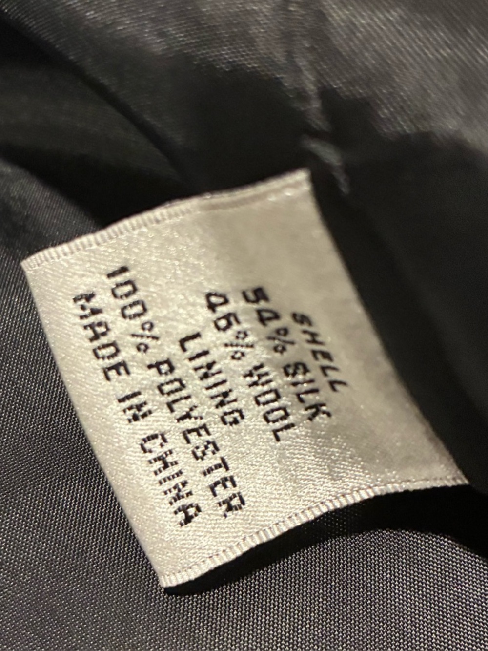🖤 Talbots Silk Wool Jacket Size 16 XL Black White Gray 🖤 Career Wear - Picture 7 of 7
